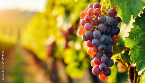 uvas em destaque em uma bela vinícola com muitas parreiras, plantação, agricultura