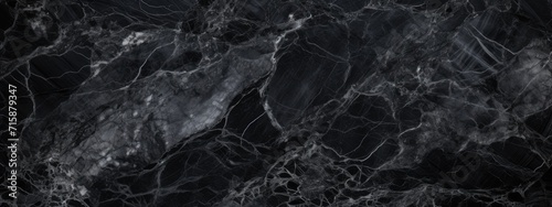 Luxury black marble background. Modern banner