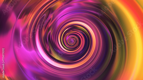 Abstract Multicolored Spiral Motion Background Seamless Looping Fractal. Creative background.