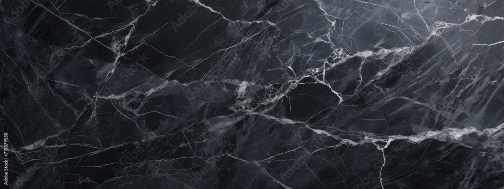 Luxury black marble background. Modern banner - obrazy, fototapety, plakaty 