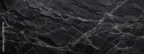 Luxury black marble background. Modern banner photo