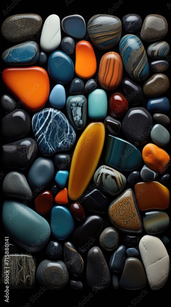 Beach Stones - Colorful Stones