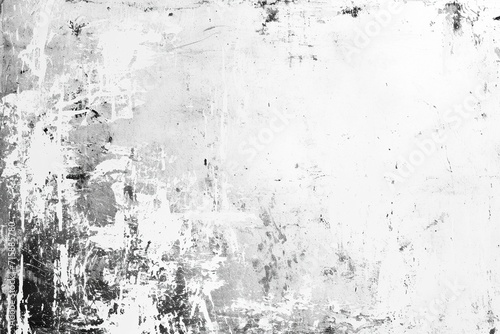 Subdued Fusion: Grey and White Abstract Grunge Distressed Background Wallpaper