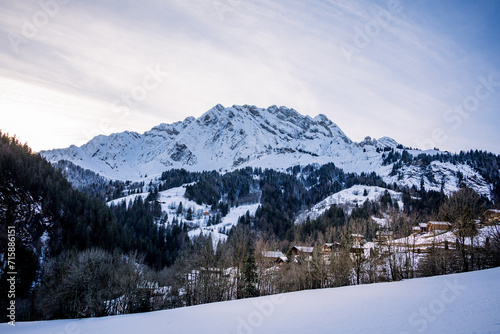Village de La Giettaz en Savoie © Gerald Villena