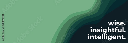 abstract uturistic flowing green wave background vector illustration good for web banner, ads banner, booklet, wallpaper, background template, and advertising