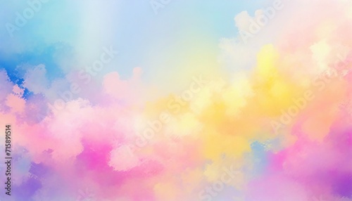 abstract bright watercolor background pastel colors © William