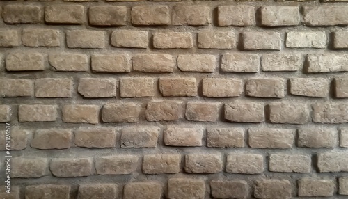 close up texture of one brick in the wall