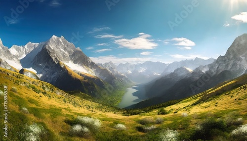 beautiful mountain valley © William
