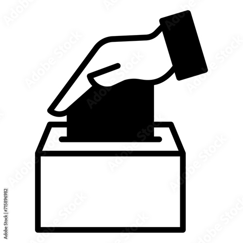 Elect solid glyph icon