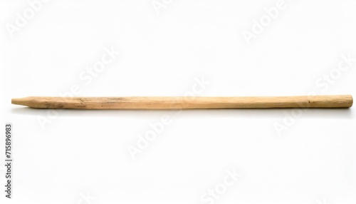 wooden stick isolated on white background photo