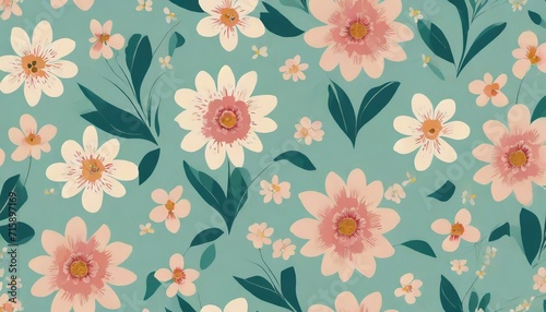 seamless floral background