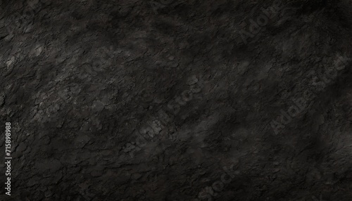 black or dark gray rough soil like texture background photo