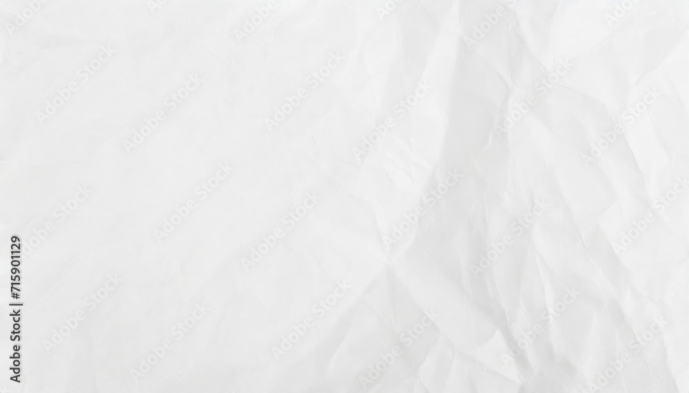 the wet crumpled white paper texture for the headerbackdrop - obrazy, fototapety, plakaty 