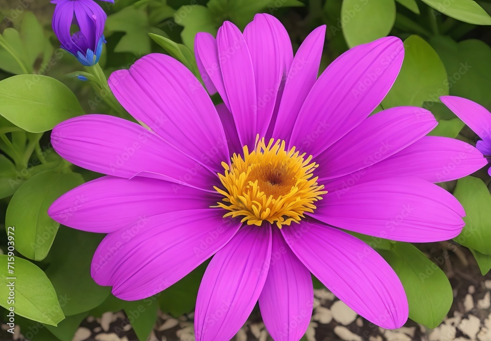 Obraz premium Dimorphotheca ecklonis violet flower