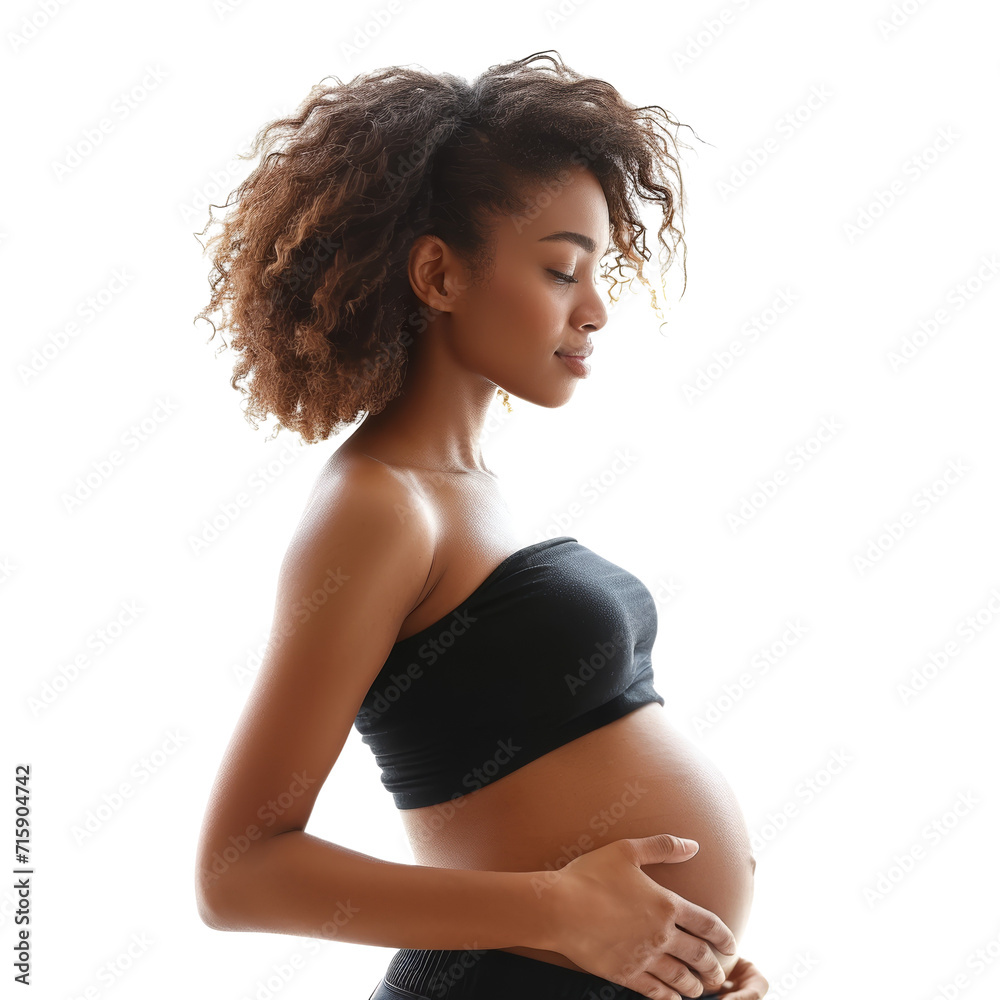 Pregnant woman isolated on white transparent, PNG
Pregnant woman isolated on white transparent, PNG