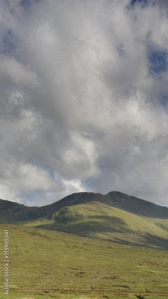highlands landscape in scotland in vertical format highlands landscape in scotland in vertical format