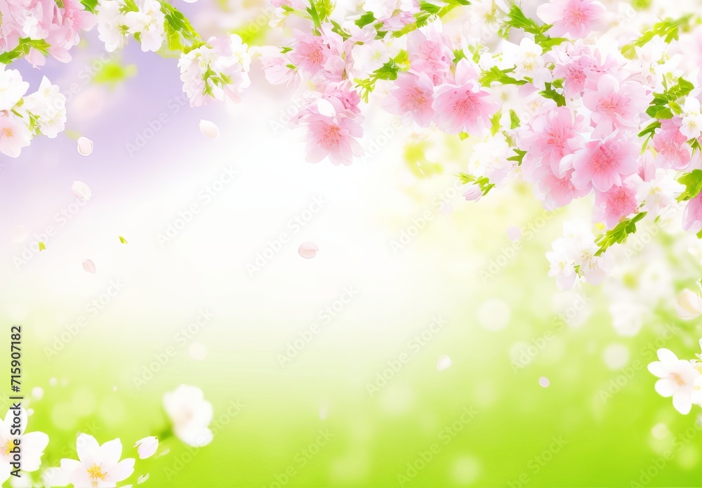 Free vector realistic blurred spring background Free vector realistic blurred spring background
