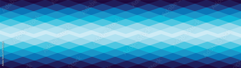 Fototapeta premium Abstract triangle Generative Art background illustration