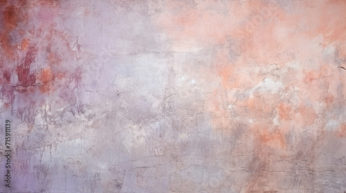 Texture of old rustic wall covered with pink stucco. Abstract background for design.