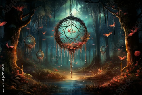 Enchanted Dreamcatcher Forests - Generative AI