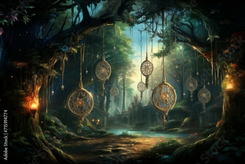 Enchanted Dreamcatcher Forests - Generative AI