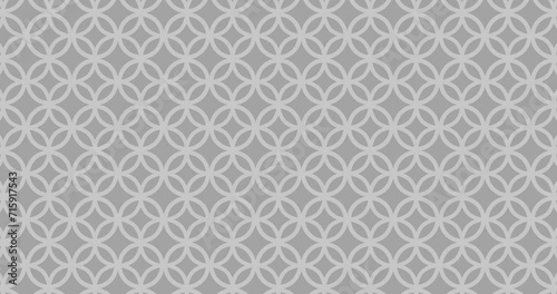 Wallpaper Mural Seamless looped white color minimalistic flat pattern motion graphics background. flat circular outline shape placed together moving in a single direction, animated seamless pattern background Torontodigital.ca