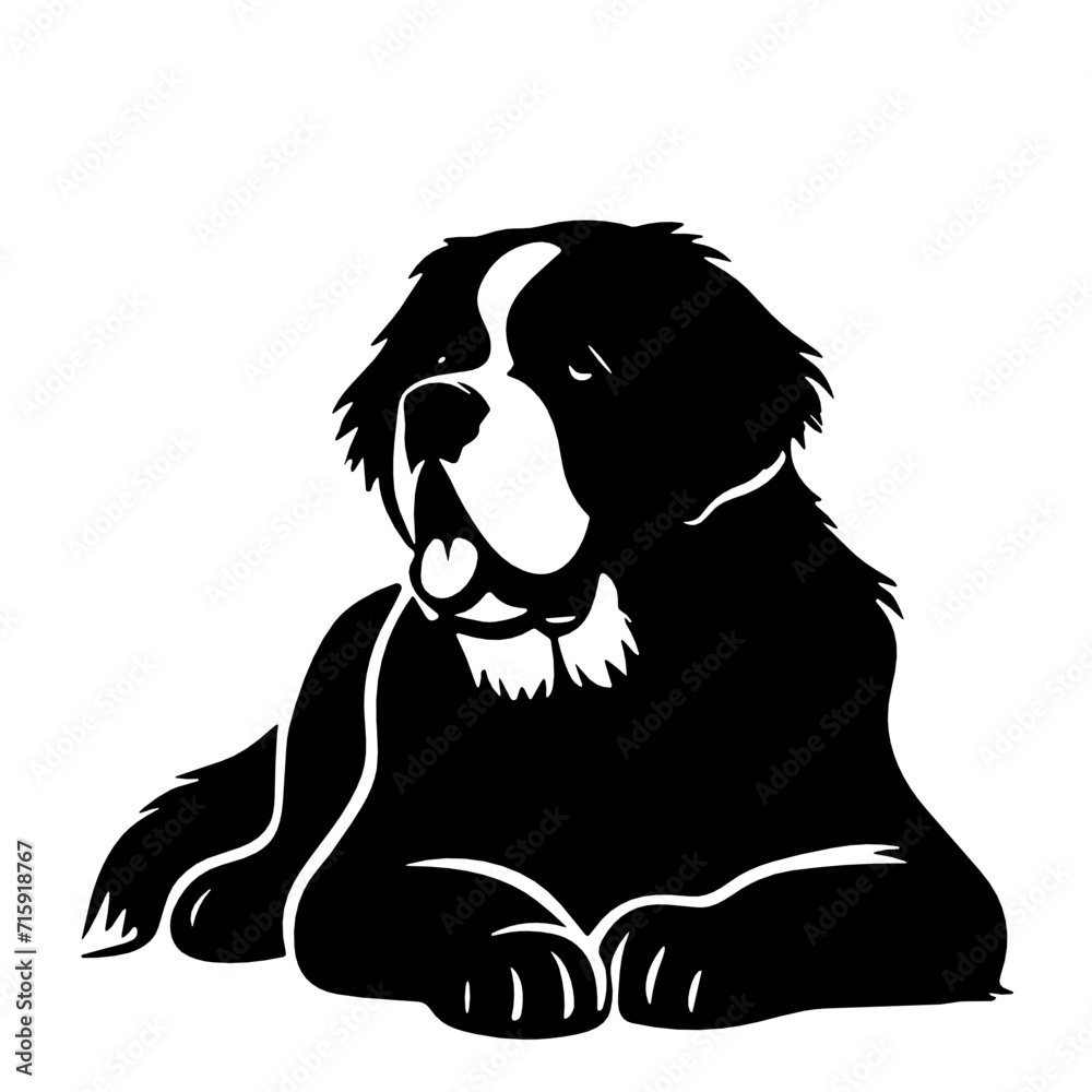 Saint Bernard dog, St Bernard dog, St Bernard Svg, St Bernard Png, St