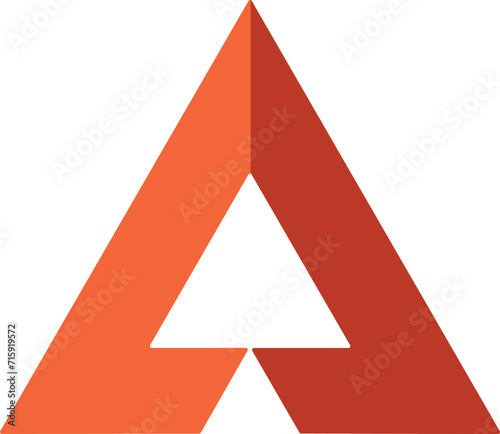 Pyramid Logo template and logogram  photo