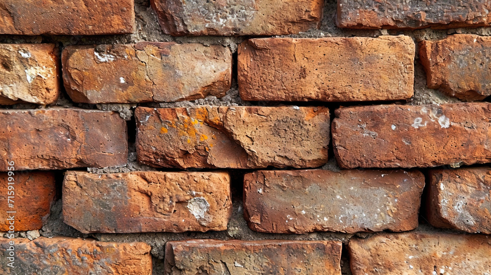 A brick background with a classic redbrown shade, creating a feeling of warmth and comfort A brick background with a classic redbrown shade, creating a feeling of warmth and comfort