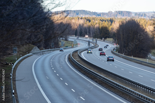 Autobahn A95 nach Garmisch Partenkirchen