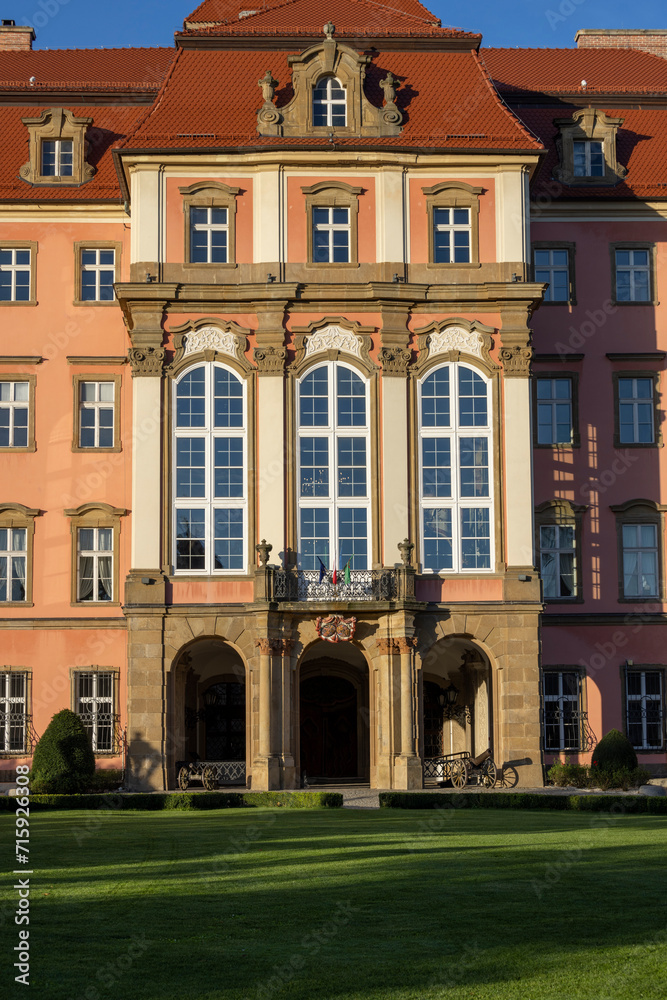 Ksiaz Castle, medieval mysterious 13th century fortress, Walbrzych, Poland