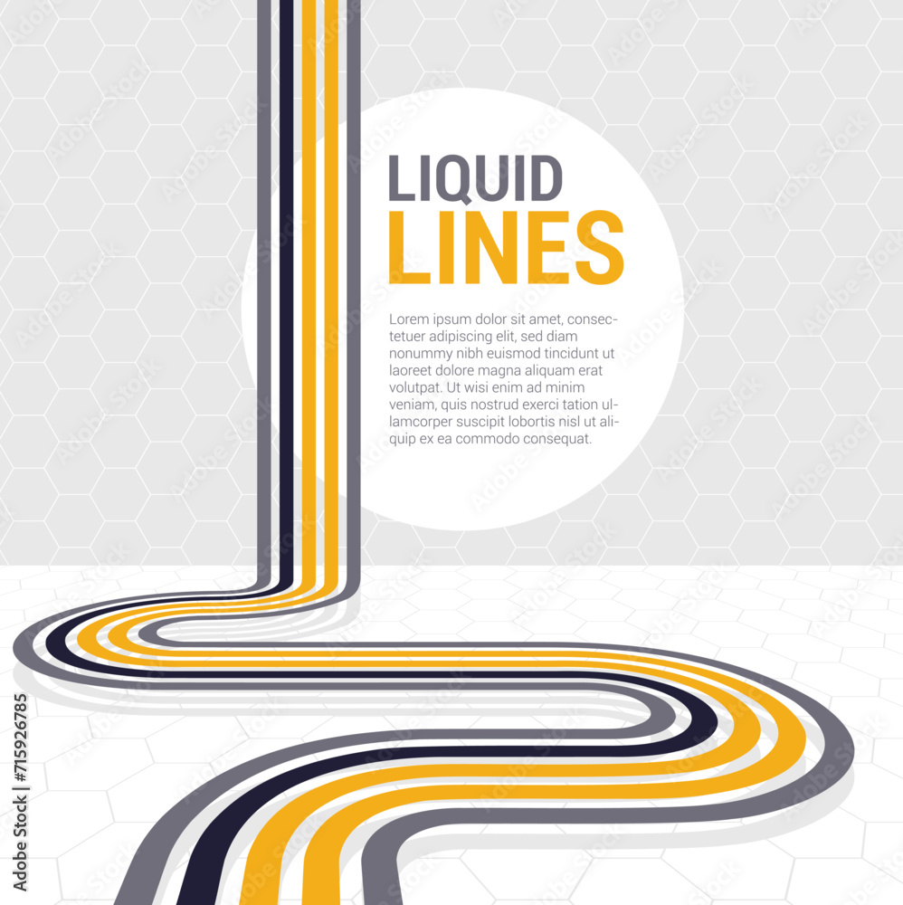 Retro prospective lines background.