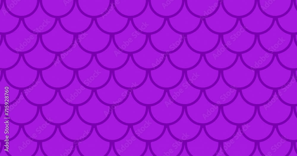 Abstract flat Circular outline shape like scales animated seamless tile pattern background moving in a single direction. Purple color minimalistic pattern motion graphics background. Abstract flat Circular outline shape like scales animated seamless tile pattern background moving in a single direction. Purple color minimalistic pattern motion graphics background.