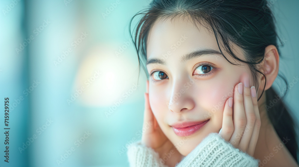 若い女性のビューティーイメージ 若い女性のビューティーイメージ