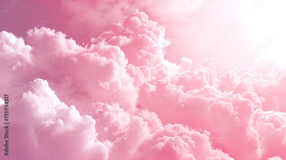 pink sky with clouds