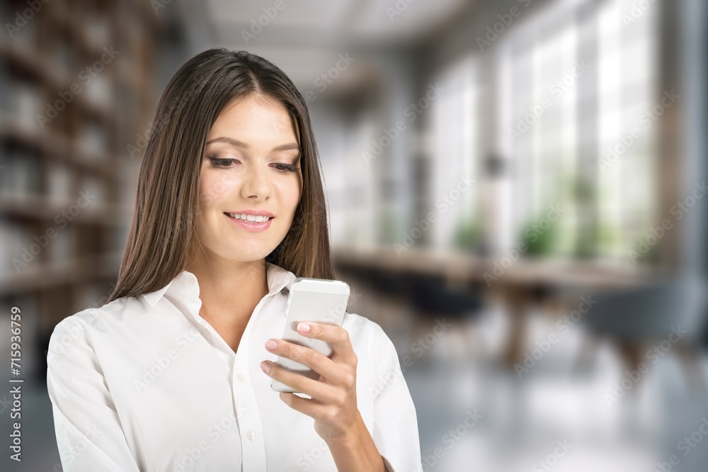 Portrait of professional young business woman at office Portrait of professional young business woman at office