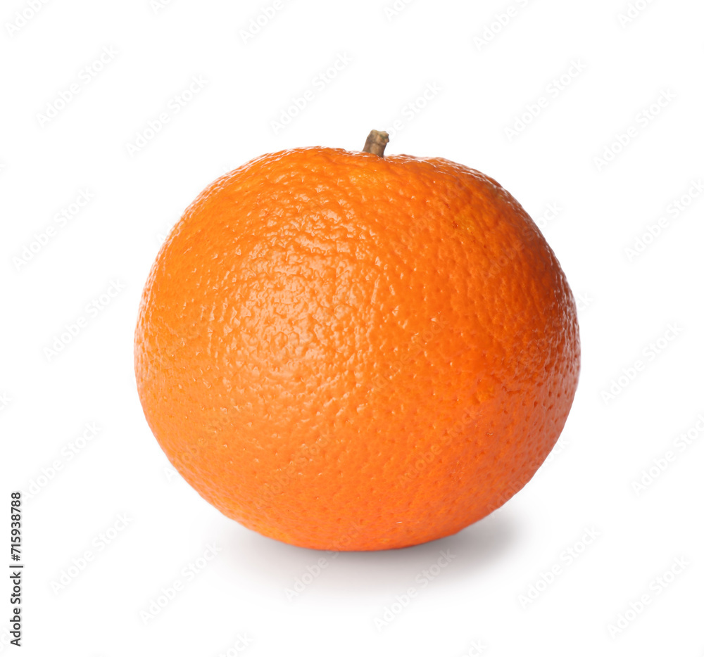 Delicious fresh ripe orange isolated on white Delicious fresh ripe orange isolated on white