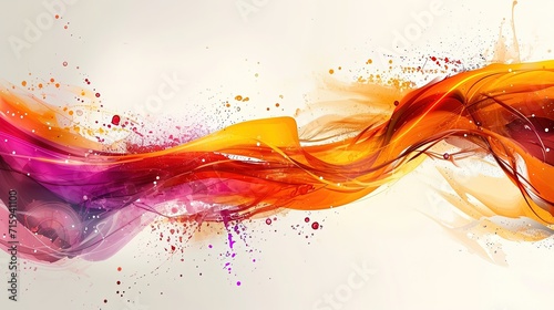 ink splash. abstract background created with Generative AI