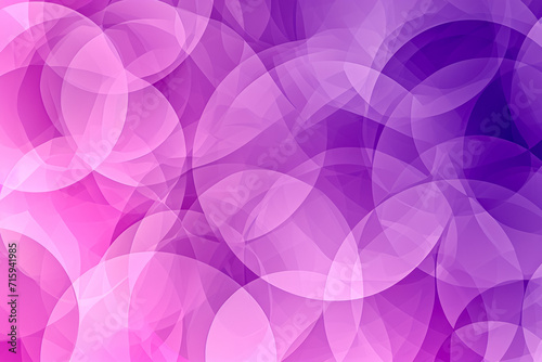 background with a pattern of overlapping circles in shades of purple and pink