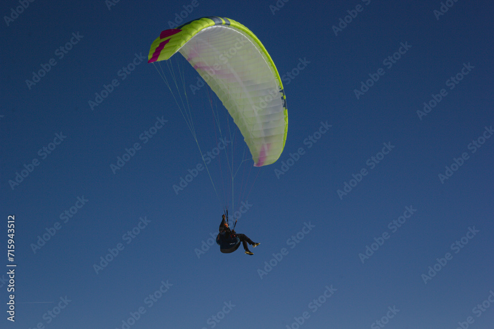 paragliding in the sky paragliding in the sky