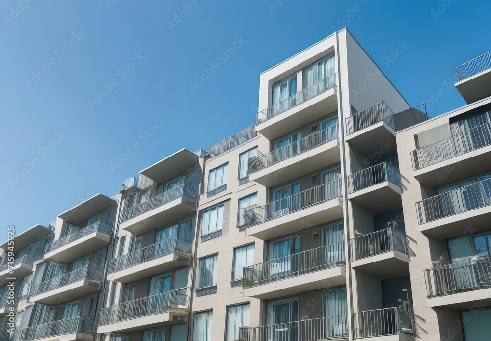 London UK 11 July 2023 Modern apartment buildin London UK 11 July 2023 Modern apartment buildin