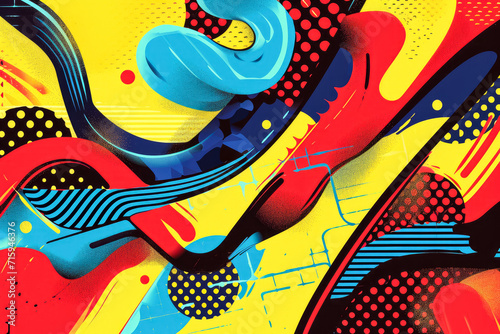 bold and energetic background with dynamic shapes and lines