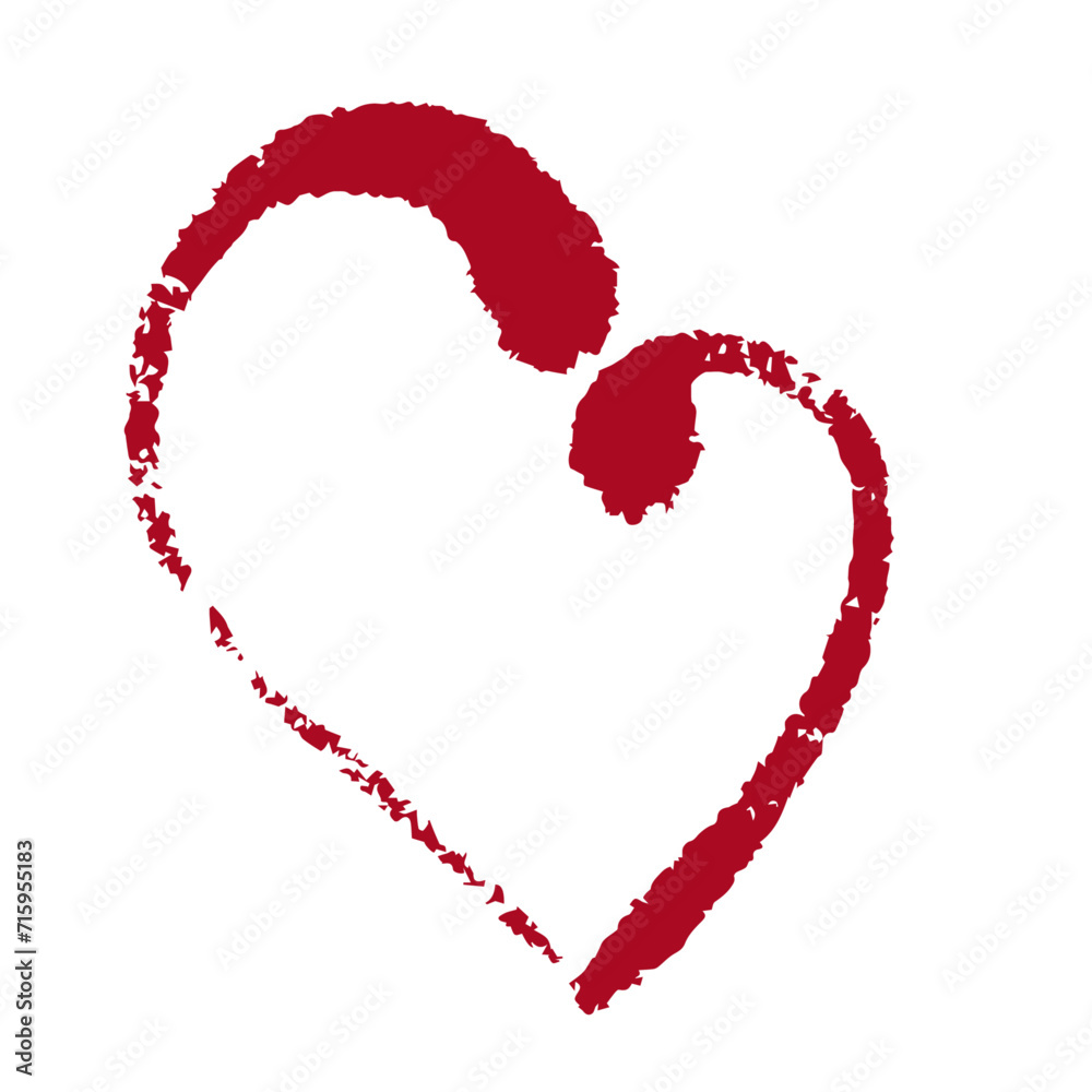 Decorative, abstract heart, valentine. Vector graphics. Decorative, abstract heart, valentine. Vector graphics.