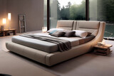 Padded Bed Frame - United States - Bed frames with padded upholstery along the frame, offering a soft and comfortable touch
