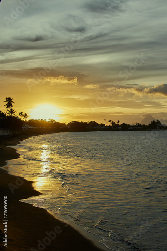 Sunset in Tahiti