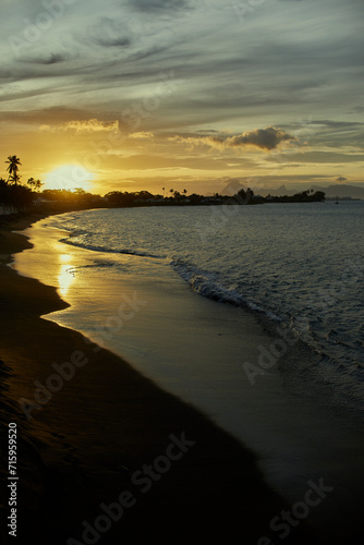 Sunset in Tahiti