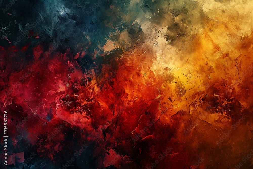an exquisite, painterly abstract background with rich colors and textures.