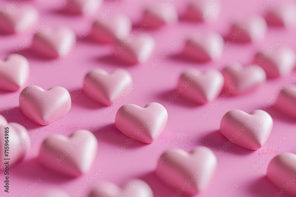 pink heart-shaped candies pink heart-shaped candies