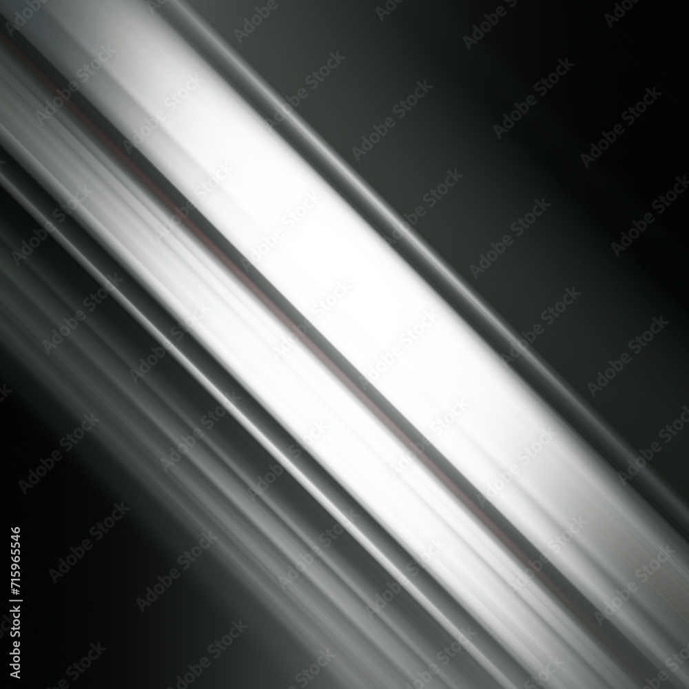 Fototapeta premium Black and white striped abstract background overlay. Motion effect. PNG graphic illustration with transparent background.
