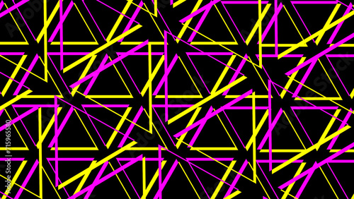 Abstract background with lines. Triangles